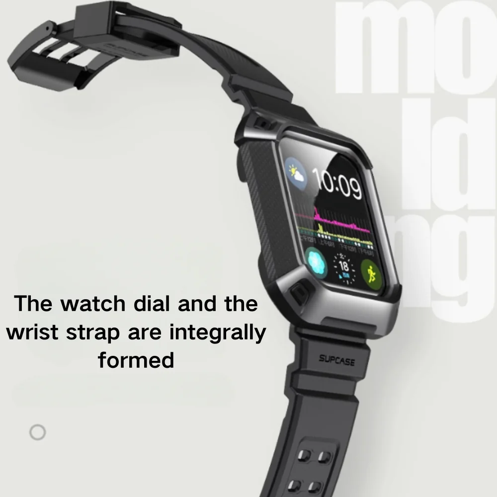 Apple Watch Series 4/5/6/SE/7/8/9 - SUPCASE Embedded Two-in-One Silicone Sweatproof Sports Watch Band - Image 7