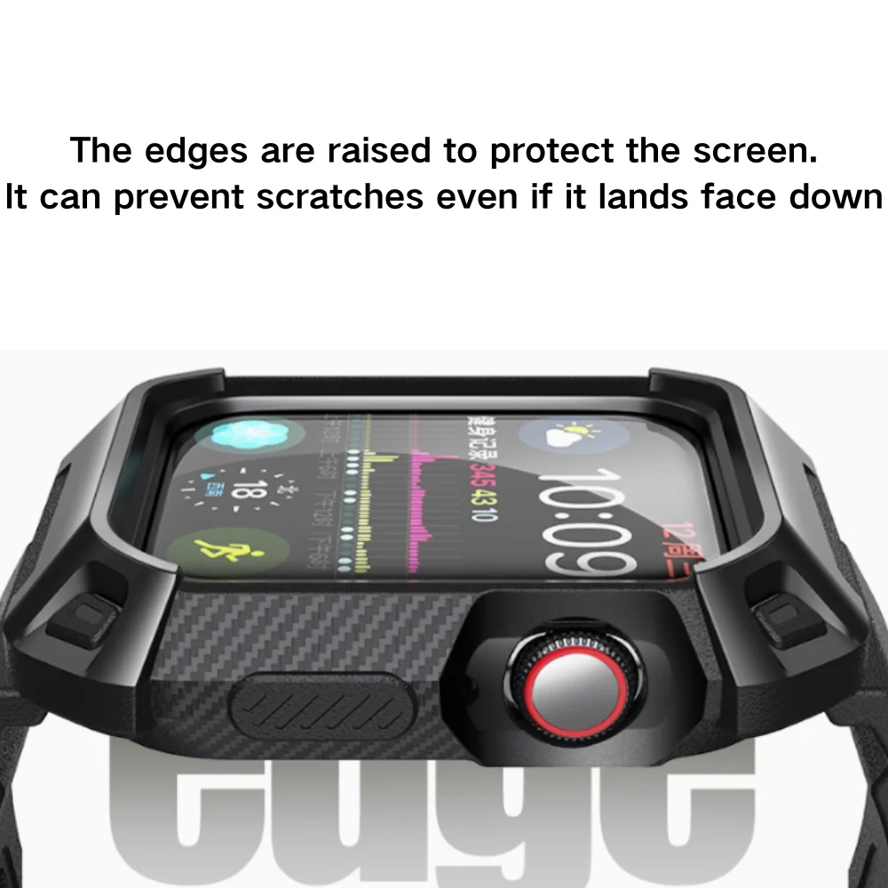Apple Watch Series 4/5/6/SE/7/8/9 - SUPCASE Embedded Two-in-One Silicone Sweatproof Sports Watch Band - Image 9