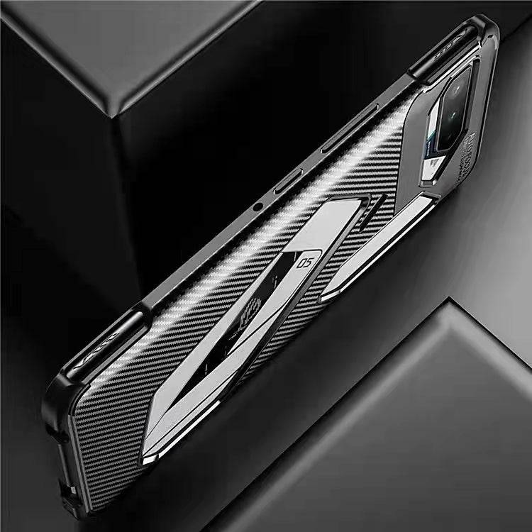 ASUS Rog Phone 5 ZS673KS TPU + PC Heavy Duty Carbon Protective Case - Image 4