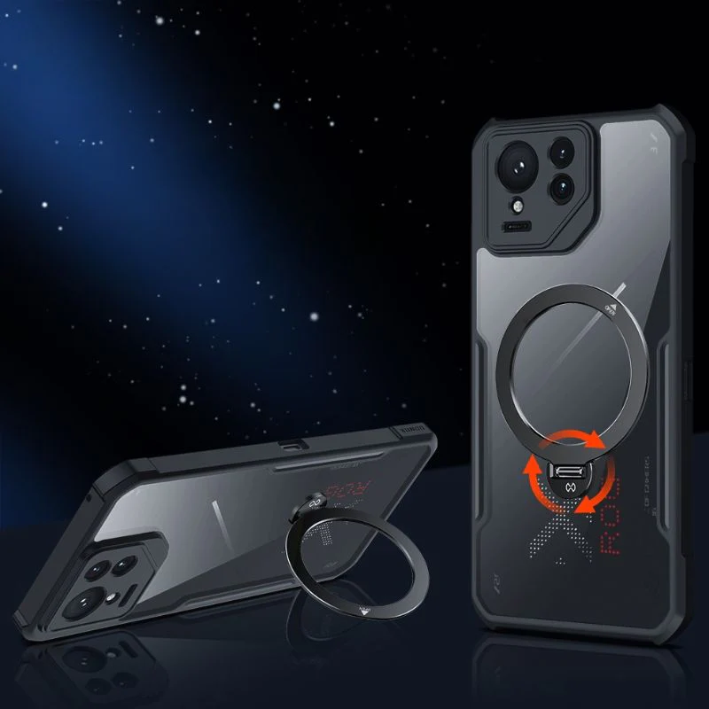 ASUS ROG Phone 6 & Pro - 360° Rotating Bracket Soft TPU Bumper Military Grade Airbags Shookproof Case - Image 3