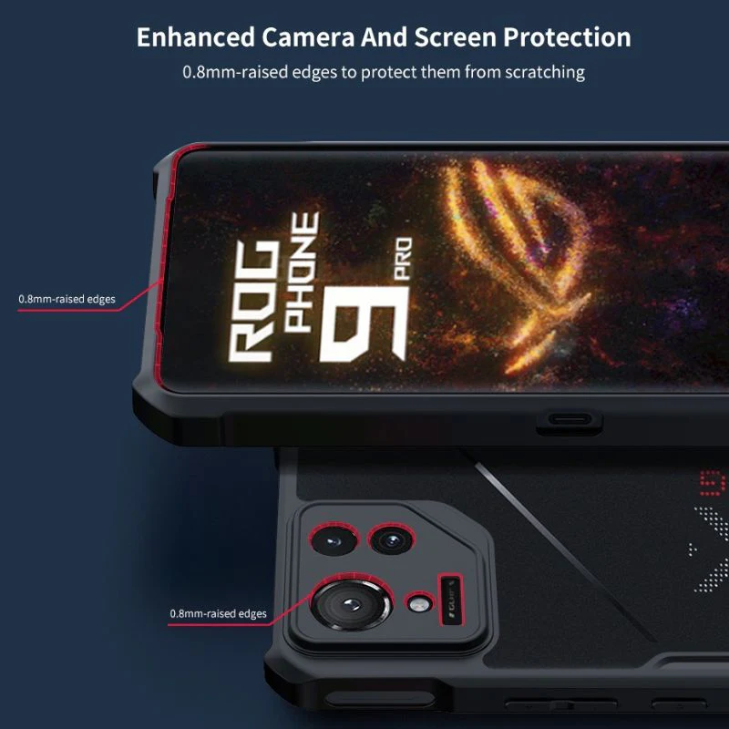 ASUS ROG Phone 6 & Pro - 360° Rotating Bracket Soft TPU Bumper Military Grade Airbags Shookproof Case - Image 5