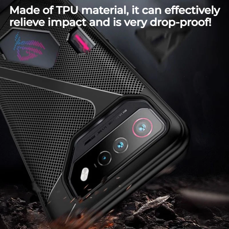 ASUS Rog Phone 7 - Full Coverage Shockproof & Heat Dissipation Essentials Series Case - Image 4
