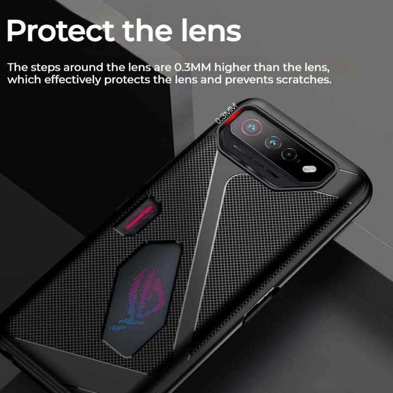 ASUS Rog Phone 7 - Full Coverage Shockproof & Heat Dissipation Essentials Series Case - Image 7