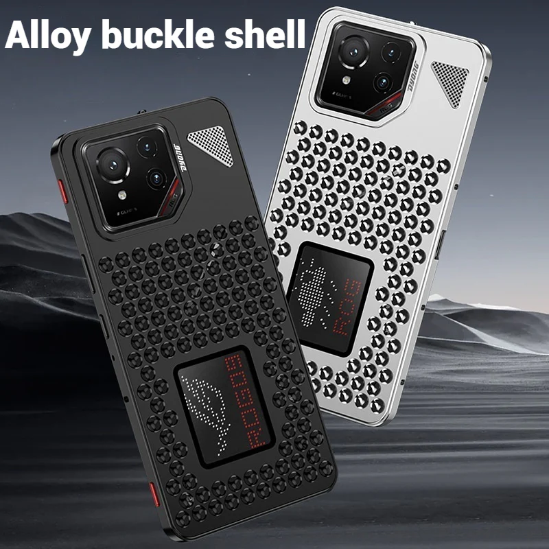 ASUS ROG Phone 9 & Pro - Aluminum Alloy Spring Buckle Honeycomb Heat Dissipation Case - Image 2