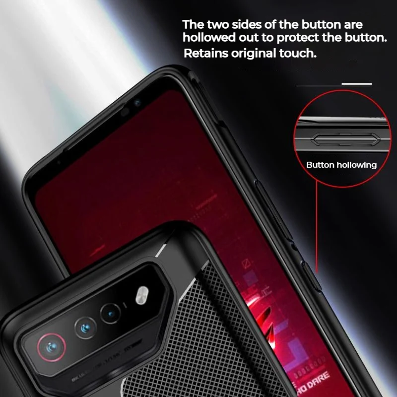 ASUS Rog Phone 9 & 9 Pro - Full Coverage Shockproof & Heat Dissipation Essentials Series Case - Image 6