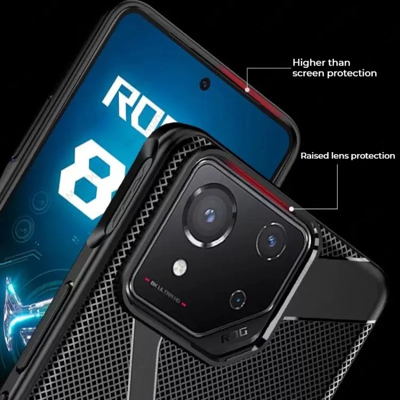 ASUS Rog Phone 9 & 9 Pro - Full Coverage Shockproof & Heat Dissipation Essentials Series Case - Image 7