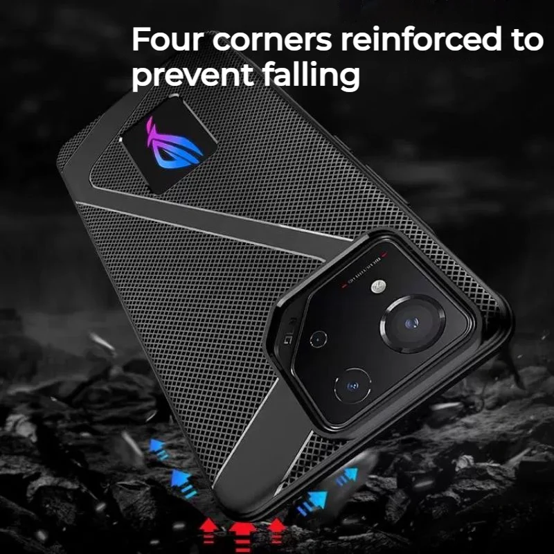 ASUS Rog Phone 9 & 9 Pro - Full Coverage Shockproof & Heat Dissipation Essentials Series Case - Image 8