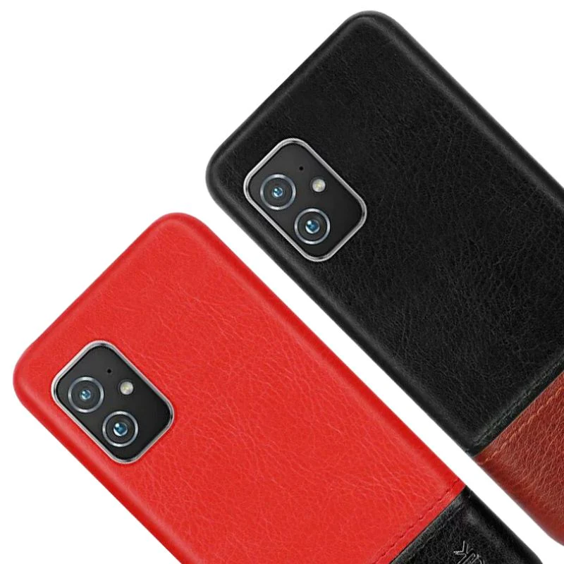 ASUS Zenfone 8 / ZS590KS - Shockproof Slim Leather Essentials Series Case - Image 2