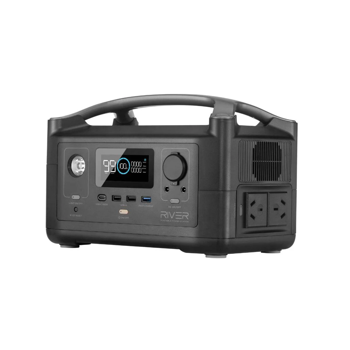 [AU Version][Solar Panel Expandable] EcoFlow River 600W 288Wh/80000mAh Portable Power Station - Image 3