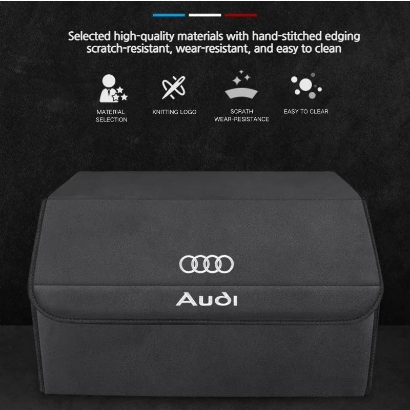 Audi Car Trunk Storage Box for Q5L, A6L, Q6, Q7, Q8, Q3, Q2L, A3, A4, A5, A7, A8L - Image 6