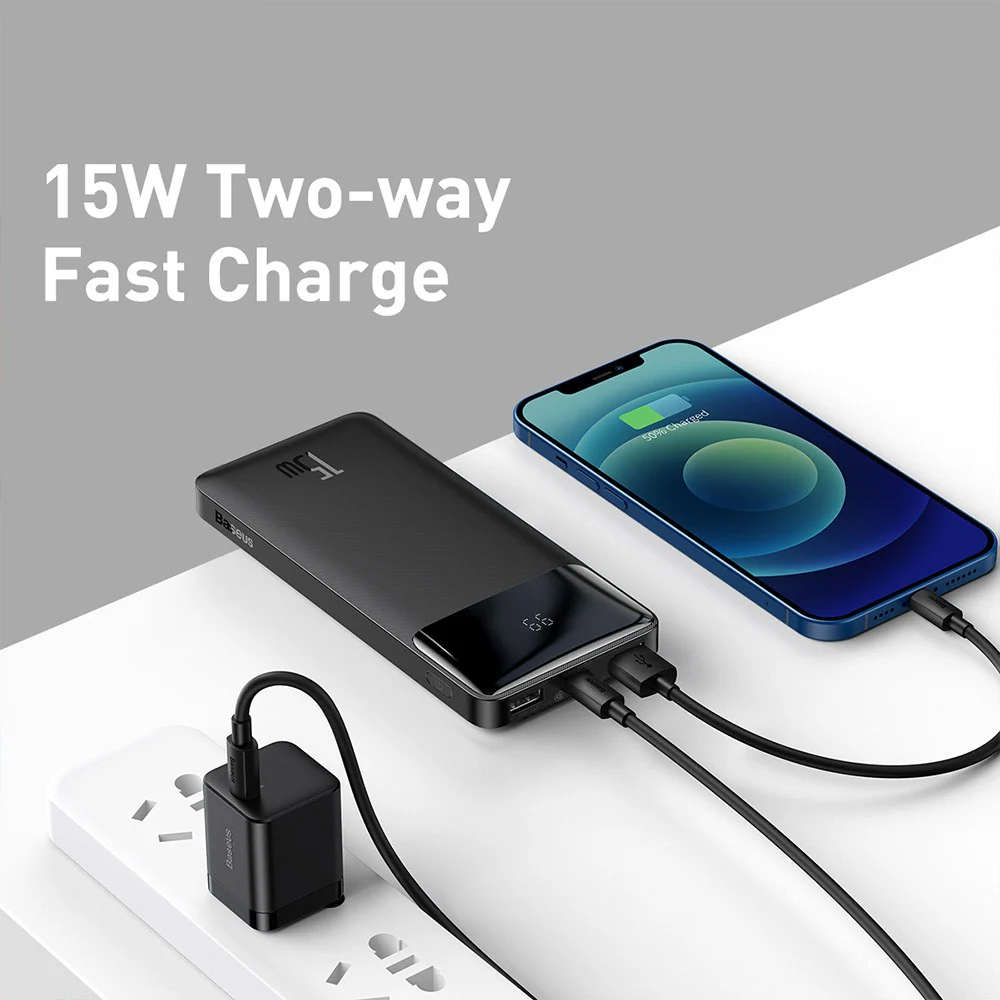 Baseus Bipow Digital Display Power Bank 10000mAh 15W - Image 7