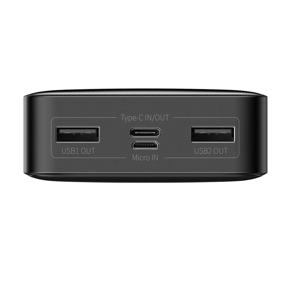 Baseus Bipow Digital Display Power Bank 20000mAh 15W (Overseas Edition) PPBD050101-Black - Image 3