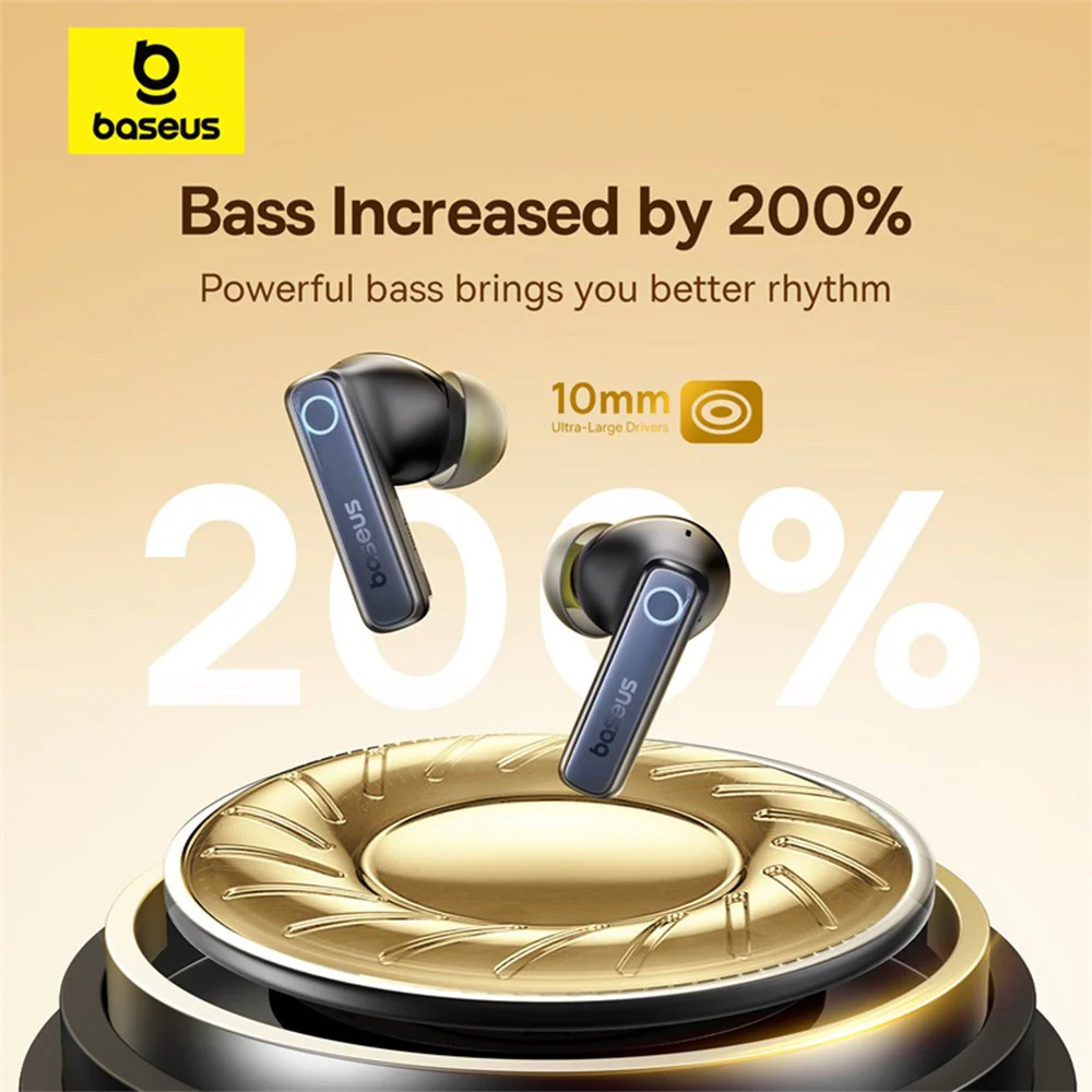 Baseus Bowie 35 True Wireless Earphones-Cosmic Black (A00073800123-00) - Image 4
