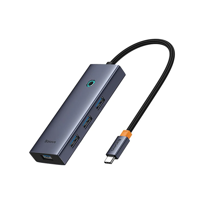 Baseus Flite Series 5-Port HUB Docking Station (Type-C to HDMI4K@30Hz*1+USB 3.0*4) - Image 3