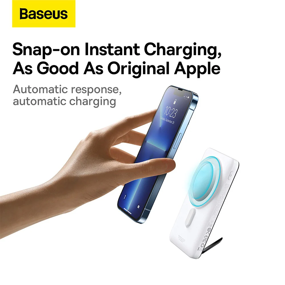 Baseus Magnetic Bracket Wireless Fast Charge Power Bank 10000mAh 20W - Image 6