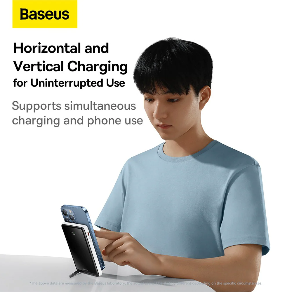 Baseus Magnetic Bracket Wireless Fast Charge Power Bank 10000mAh 20W - Image 8