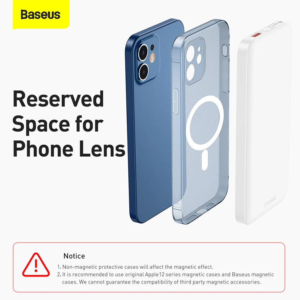 Baseus Magnetic Wireless Fast Charging Power Bank 10000mAh 20W PPCX010202 - Image 3