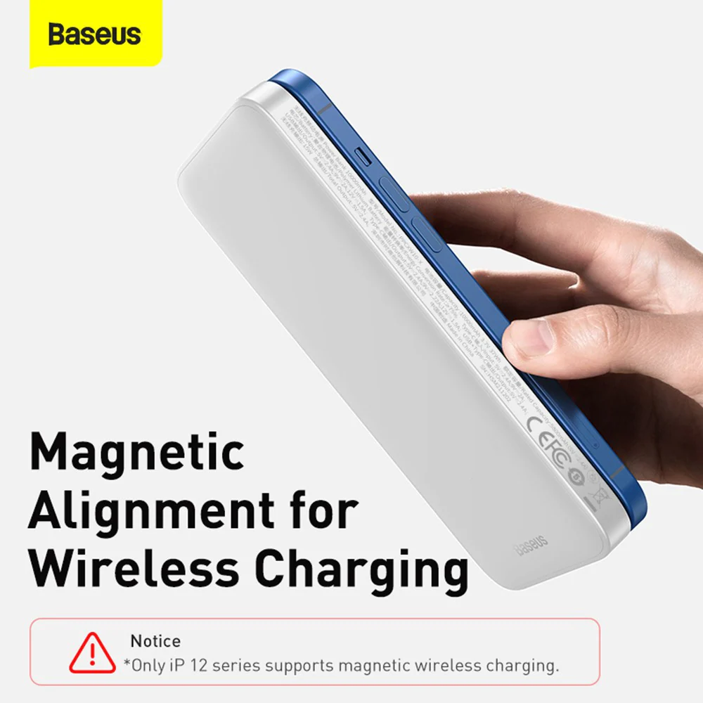 Baseus Magnetic Wireless Fast Charging Power Bank 10000mAh 20W PPCX010202 - Image 5
