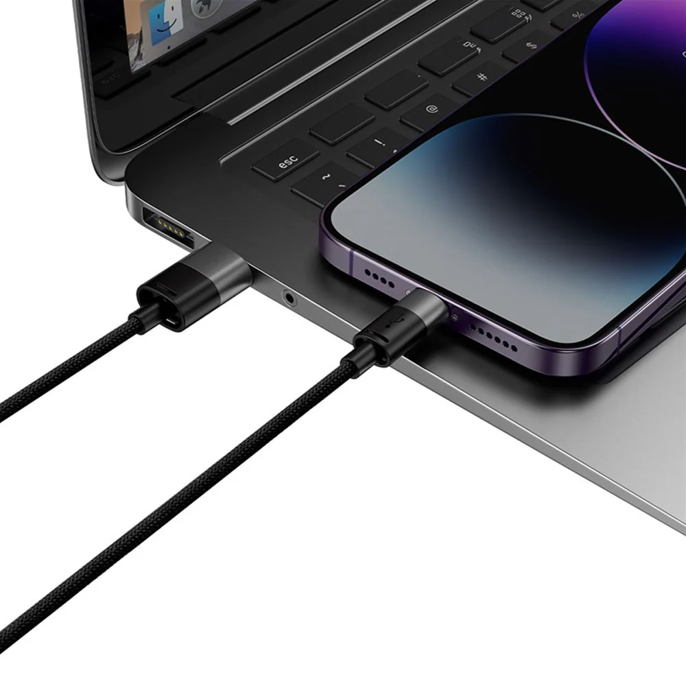 Baseus StarSpeed 1-for-3 Fast Charging Data Cable USB to M+L+C 3.5A 1.2m - Image 12