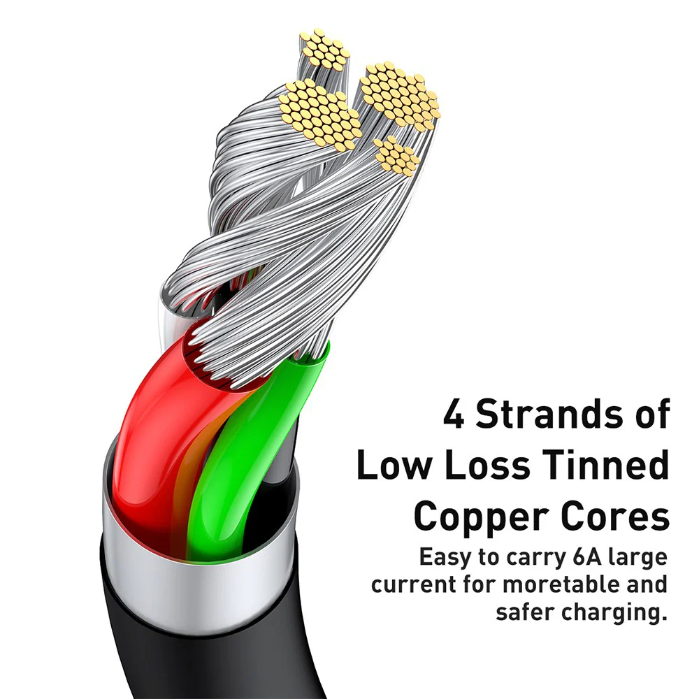 Baseus Superior Series Fast Charging Data Cable USB to Type-C 66W 1M - Image 4