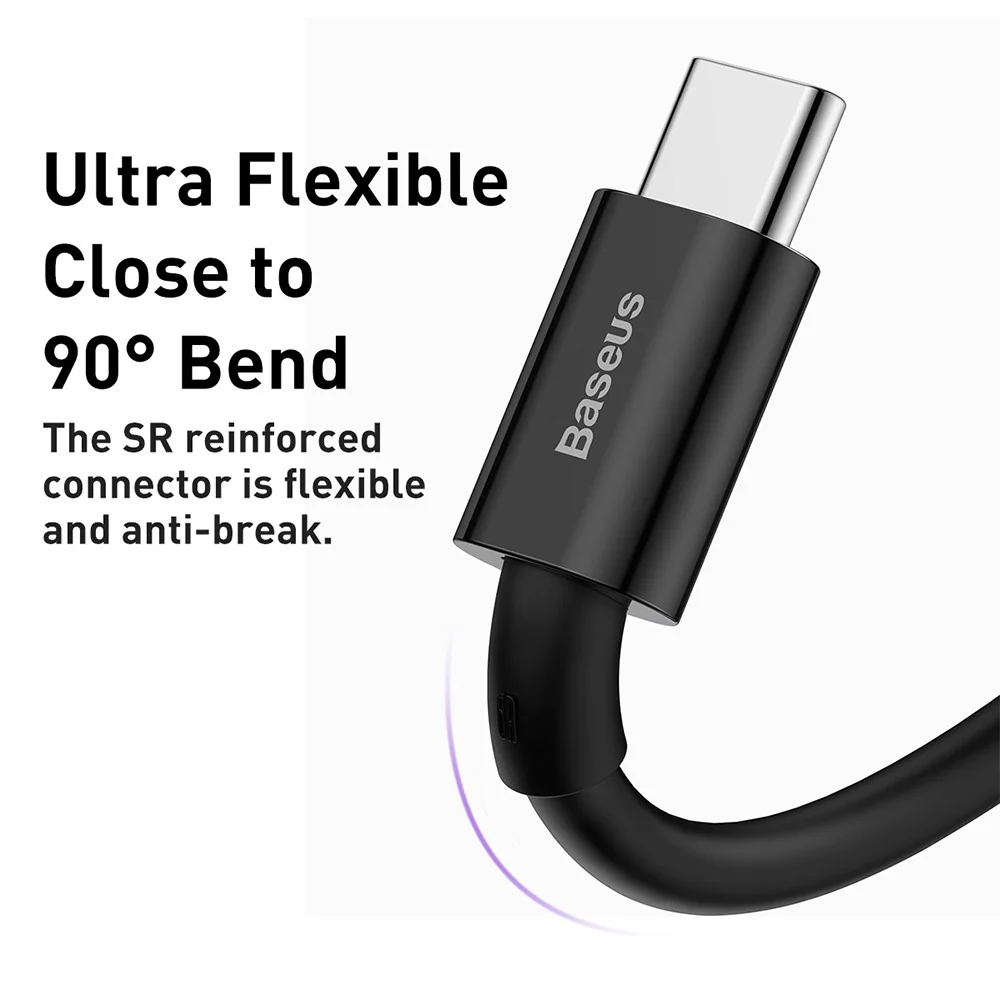 Baseus Superior Series Fast Charging Data Cable USB to Type-C 66W 1M - Image 5