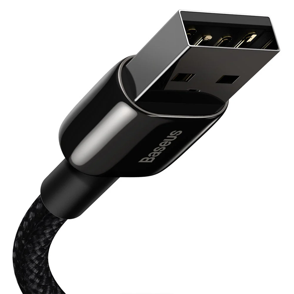 Baseus Tungsten Gold Fast Charging Data Cable USB to iP 2.4A 2m - Image 2