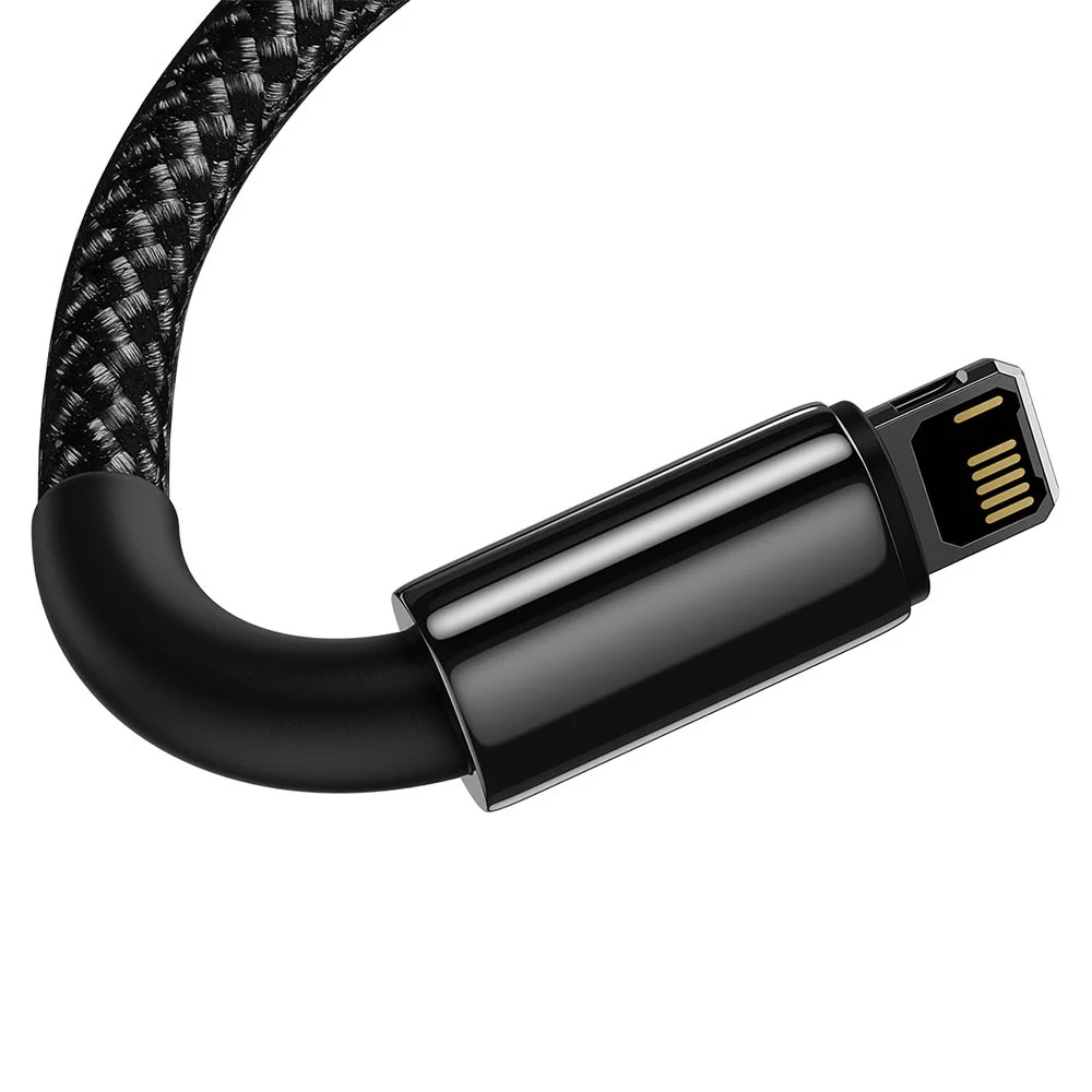 Baseus Tungsten Gold Fast Charging Data Cable USB to iP 2.4A 2m - Image 3