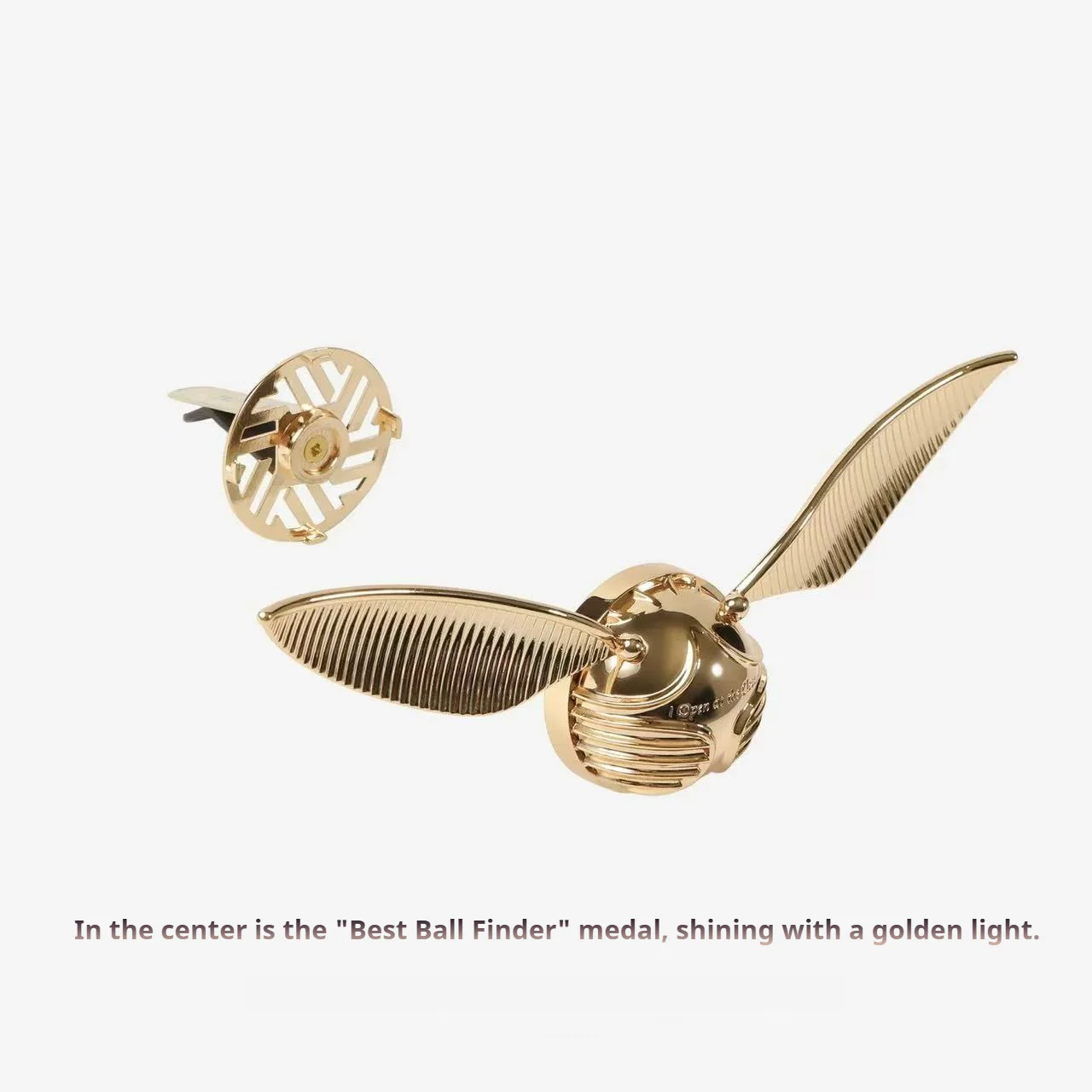 BEAST Golden Snitch Car Air Vent Ornament with Solid Fragrance for Christmas, Birthdays, and Holidays Gift - Image 4