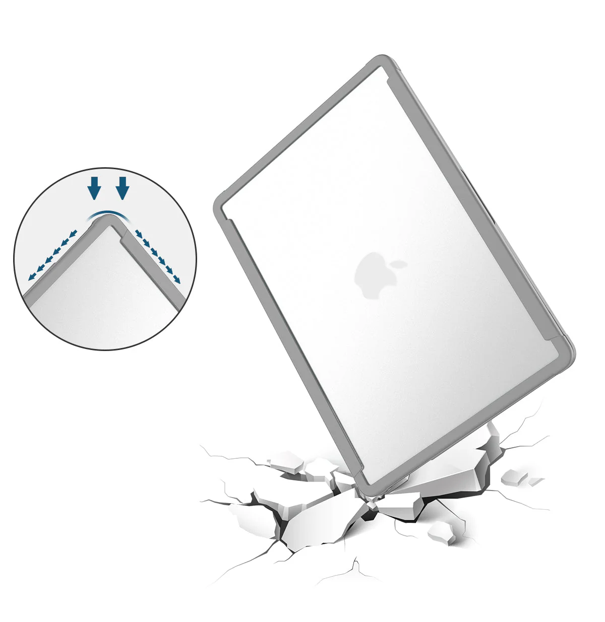 Benwis MacBook Air 15.3" (A2941 & A3114) - Shock-absorbing Shield Shockproof Heavy Duty Tough Case Cover - Image 9