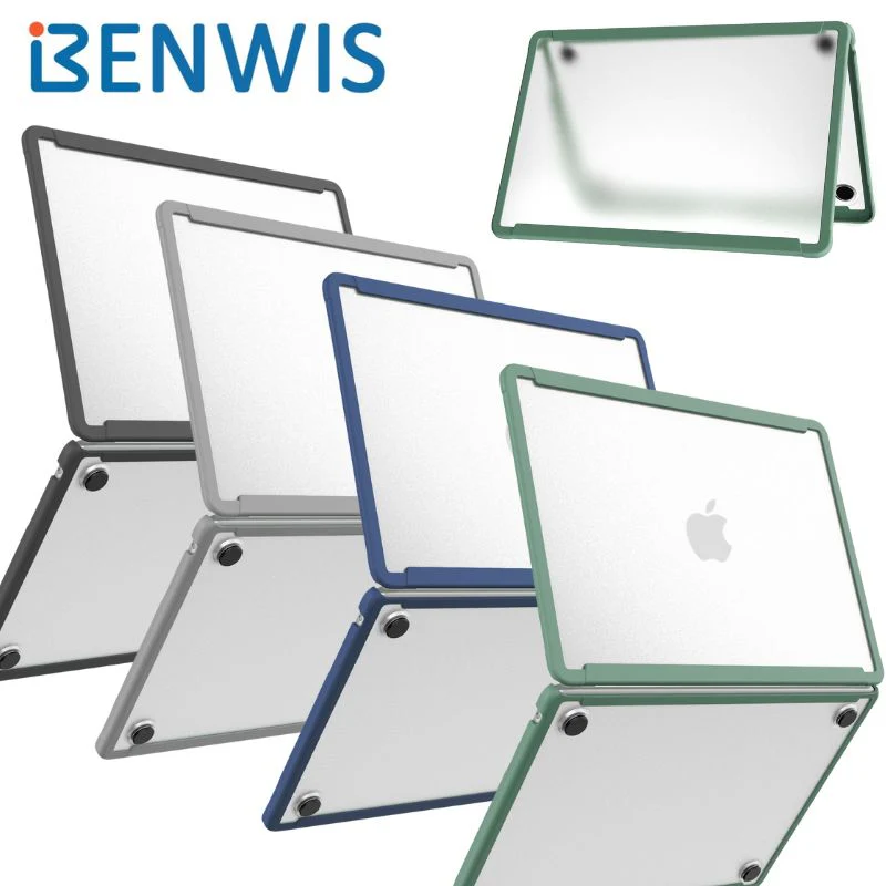 Benwis MacBook Pro 14" (A2442 & A2779 & A2918 & A2992) - Shock-absorbing Shield Shockproof Heavy Duty Tough Case Cover - Image 2