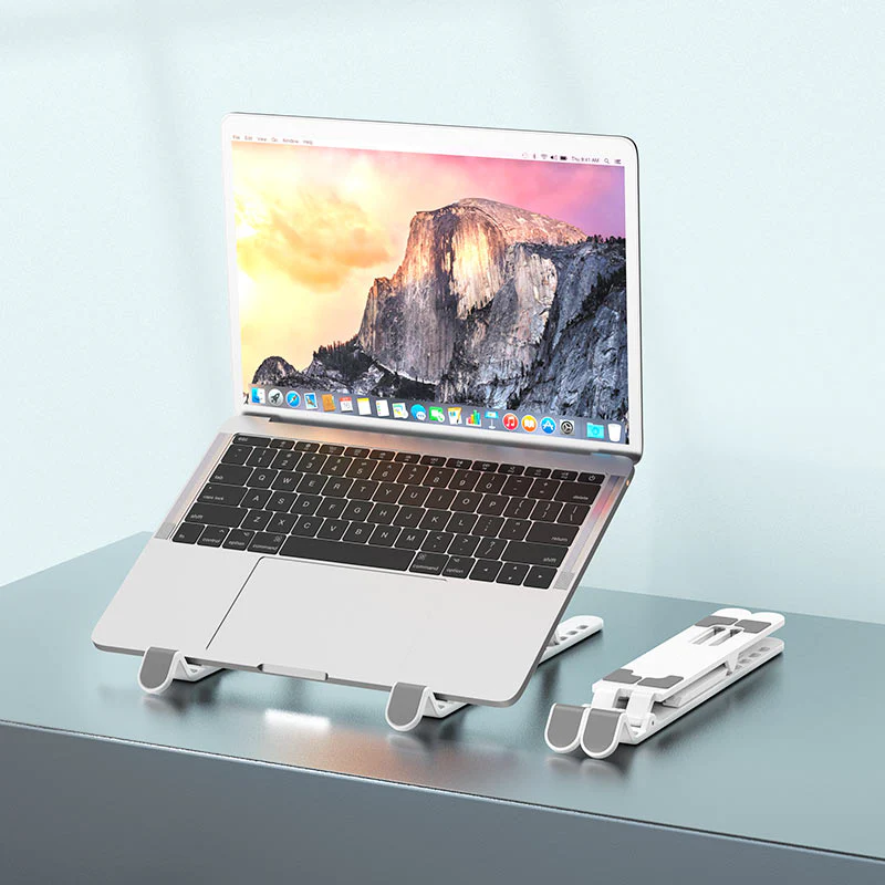 [BH70] BOROFONE Universal Foldable Adjustable Desktop MacBook/Laptop Holder - Image 2