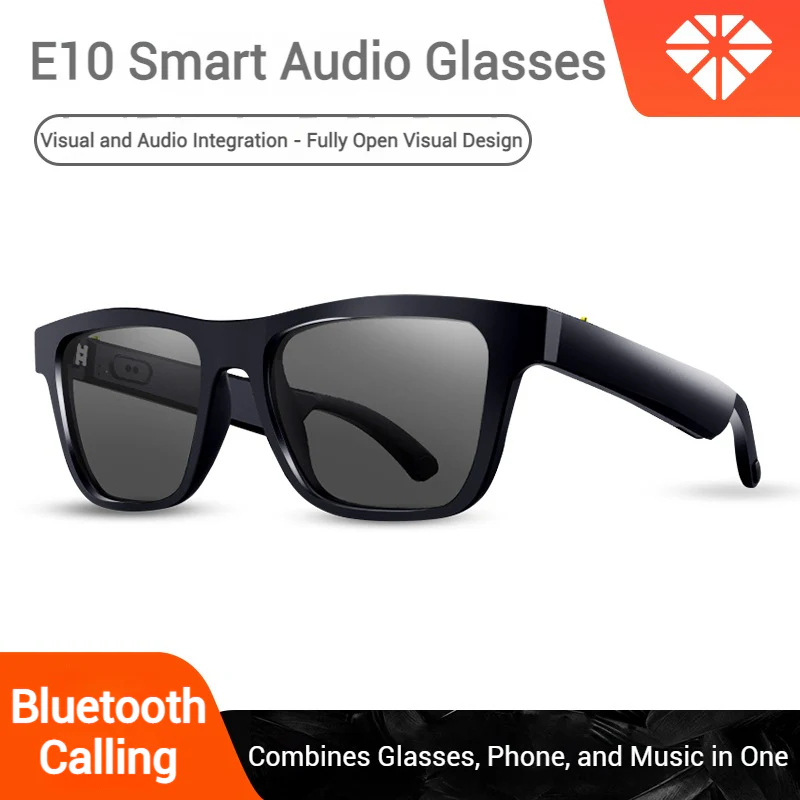 [Bluetooth Calling] [Music Playback] New E10 Wireless Bluetooth Smart Glasses - Image 4