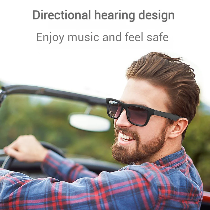 [Bluetooth Calling] [Music Playback] New E10 Wireless Bluetooth Smart Glasses - Image 5