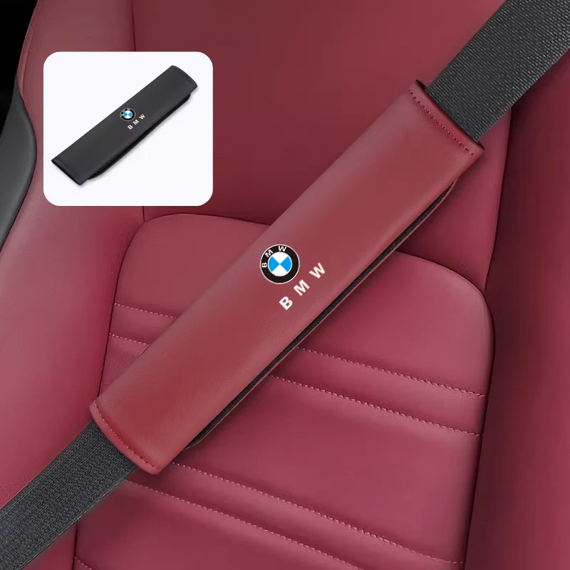 BMW Car Seat Belt Shoulder Pads for 1 Series, 3 Series, 5 Series, 7 Series, X1, X3, X4, X5, X6