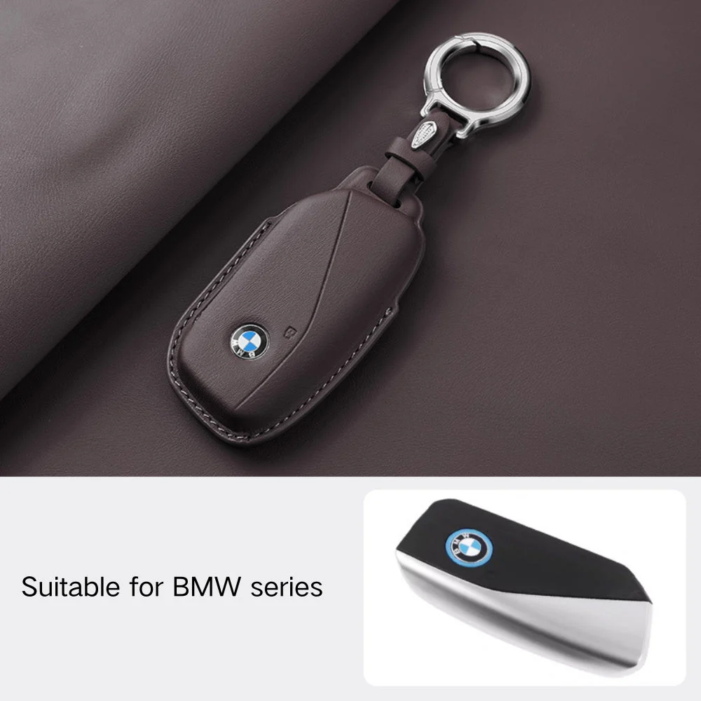BMW Leather Car Key Fob Case Cover For 1, 2, 3, 5, 7 Series, X1, X3, X5, X6, X7, ix1, ix40, ix50, i8 - Image 10