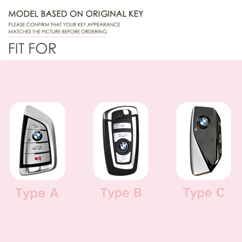 BMW Luxury Diamond Pattern Key Fob Case For X1, X2, X3, X4, X5, X6, X7 & 1, 3, 5, 7 Series - Image 7