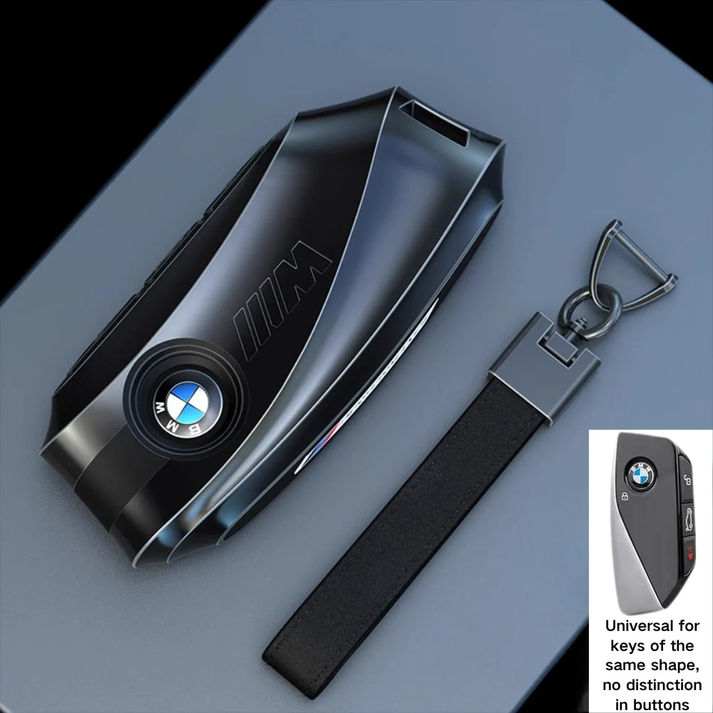 BMW Mecha Style Zinc Alloy Car Key Fob Case Cover For 1, 3, 5, 7 Series,X1, X3, X5, X6, X7 - Image 14