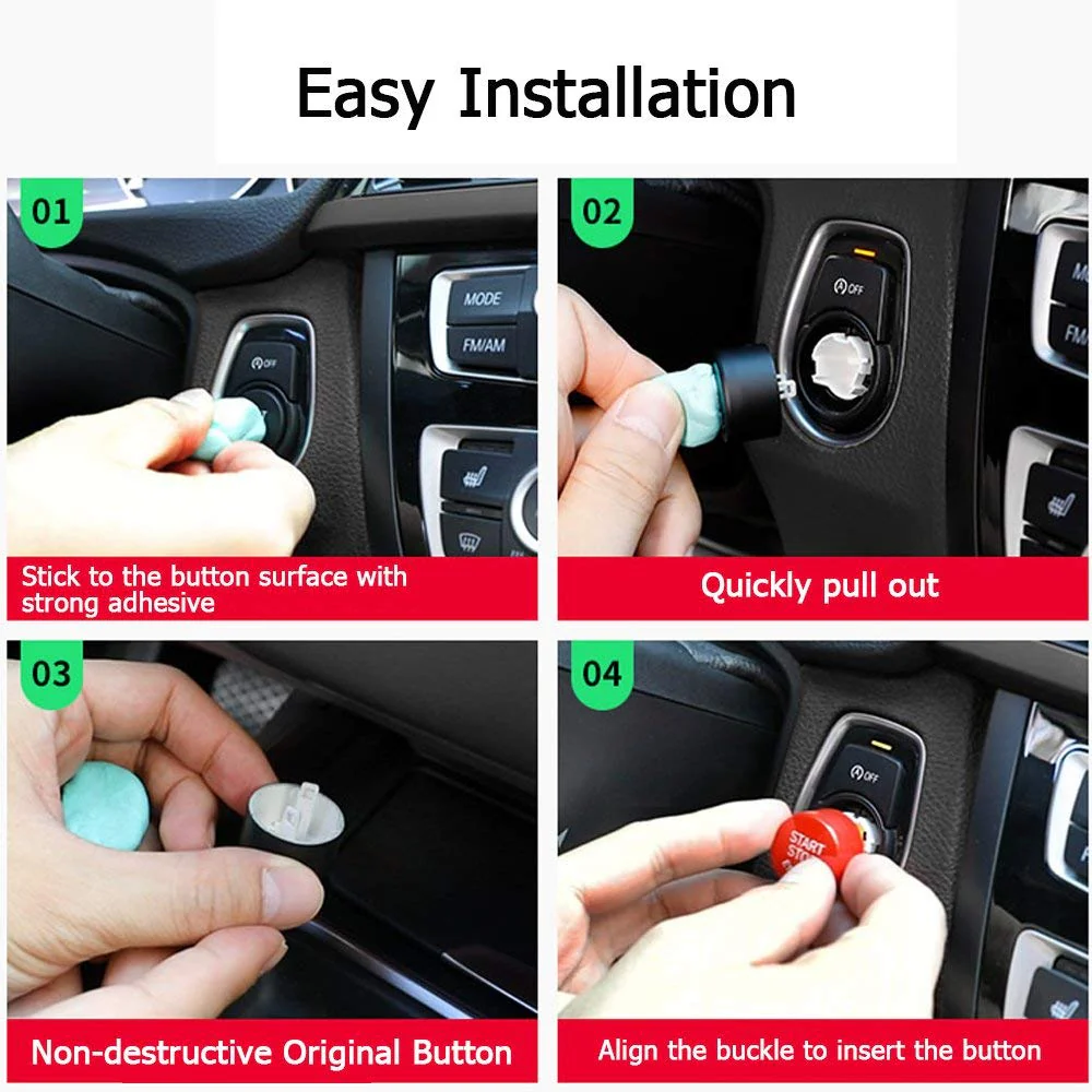 BMW Vehicle-specific Crystal Start Stop Button Cover For 1/2/3/4/5/7 Series & X1/X2/X3/X5 - Image 7