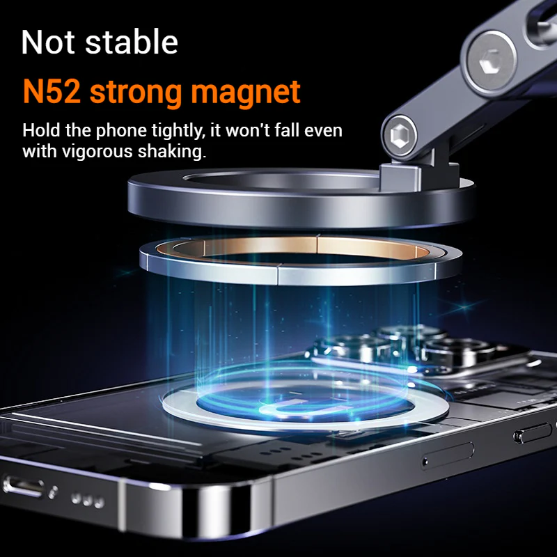 Boneruy Magnetic Vacuum Suction Car Phone Holder - Image 3