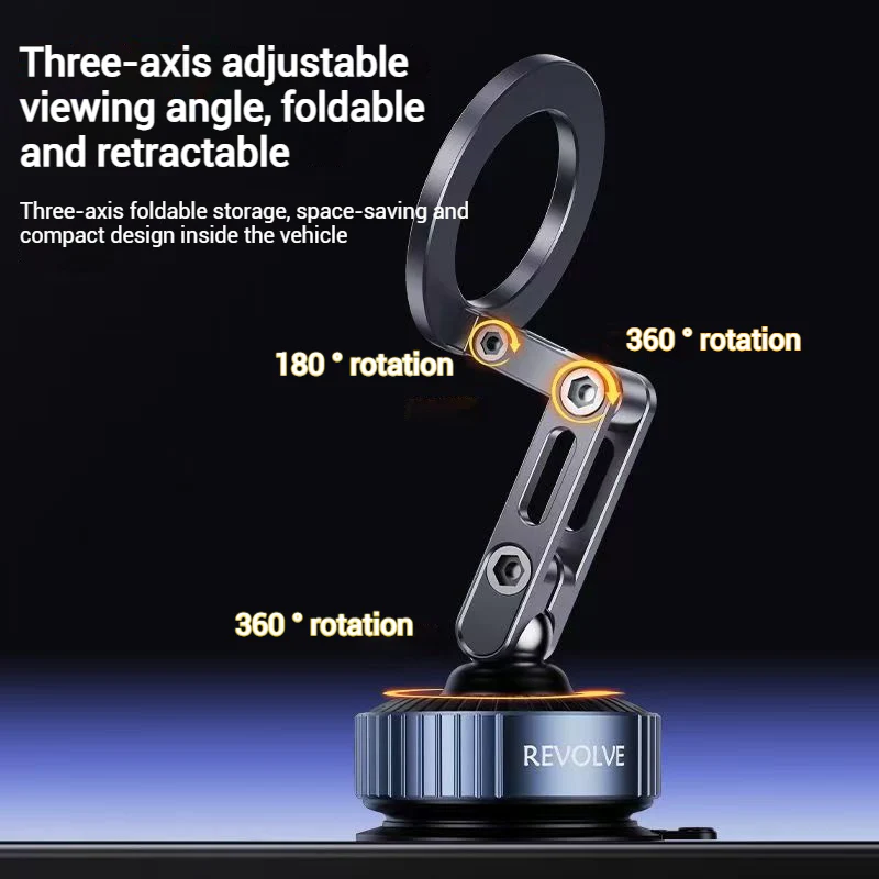 Boneruy Magnetic Vacuum Suction Car Phone Holder - Image 6