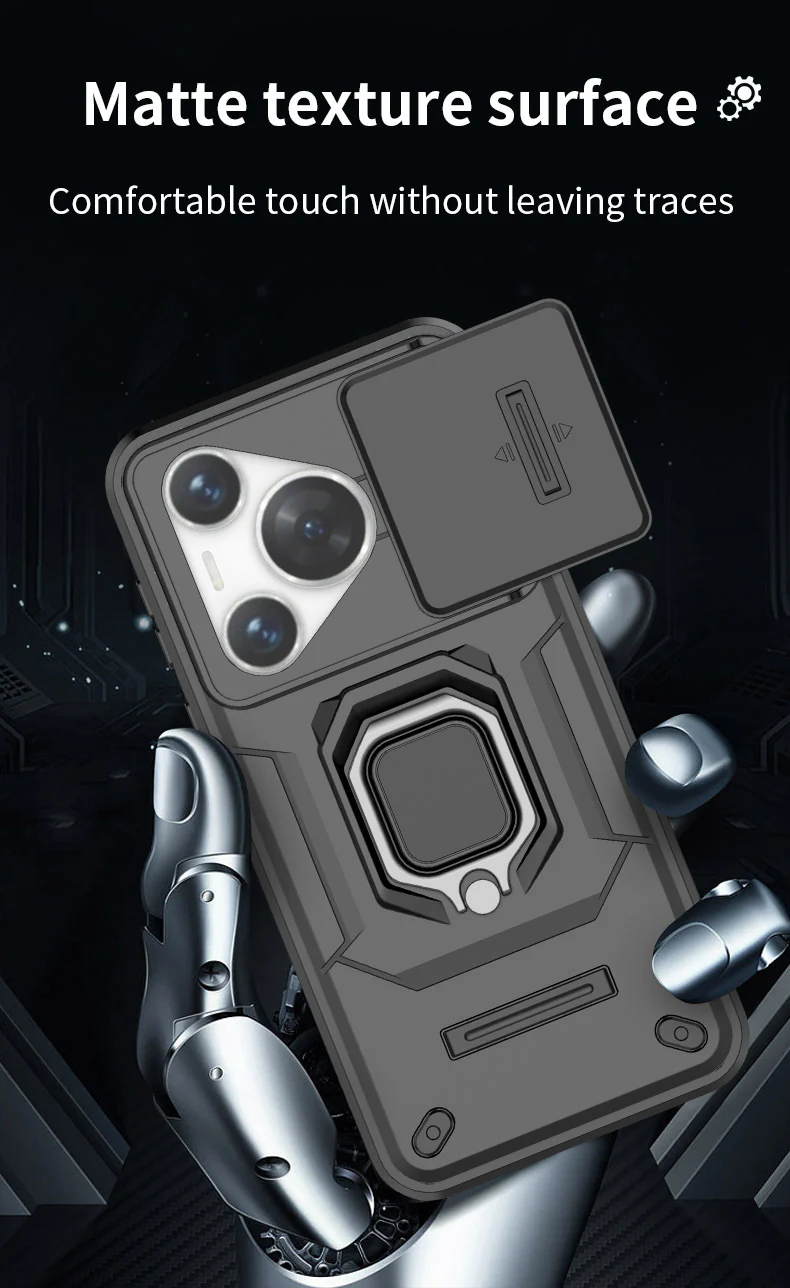 [Built-in 360-degree rotatabl bracket][Camera Cover] Honor 200/Pro/Lite - Shield Shockproof Rugged Heavy Duty Case - Image 11