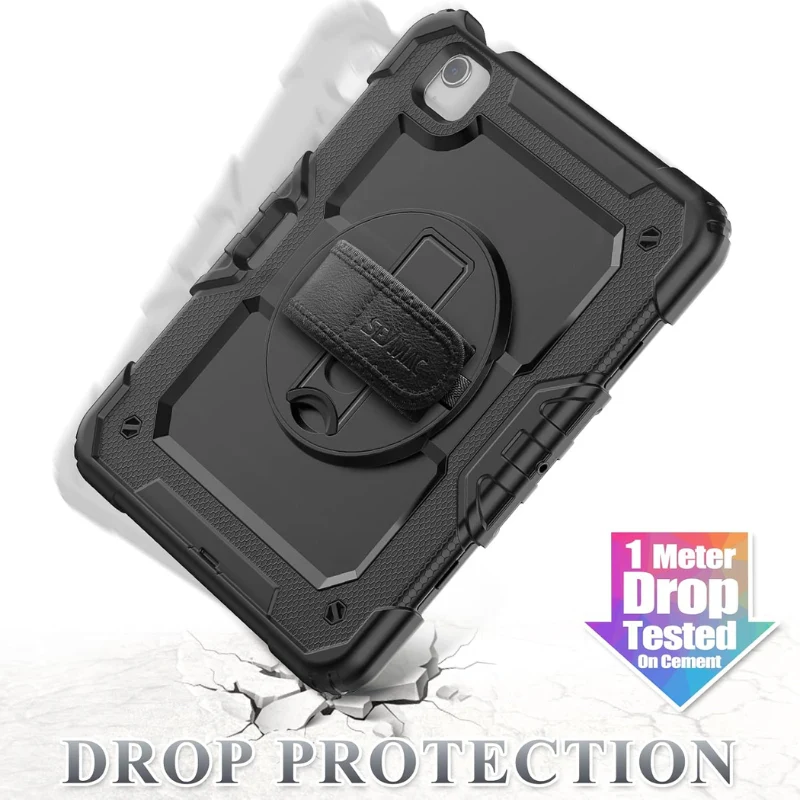 [Built-in 360° Rotating Hand Strap & Stand] Apple Ipad Air 10.9" 5th/4th Gen (2022/2020) Shockproof with Screen Protector Pencil Holder Heavy Duty Series Case - Image 7