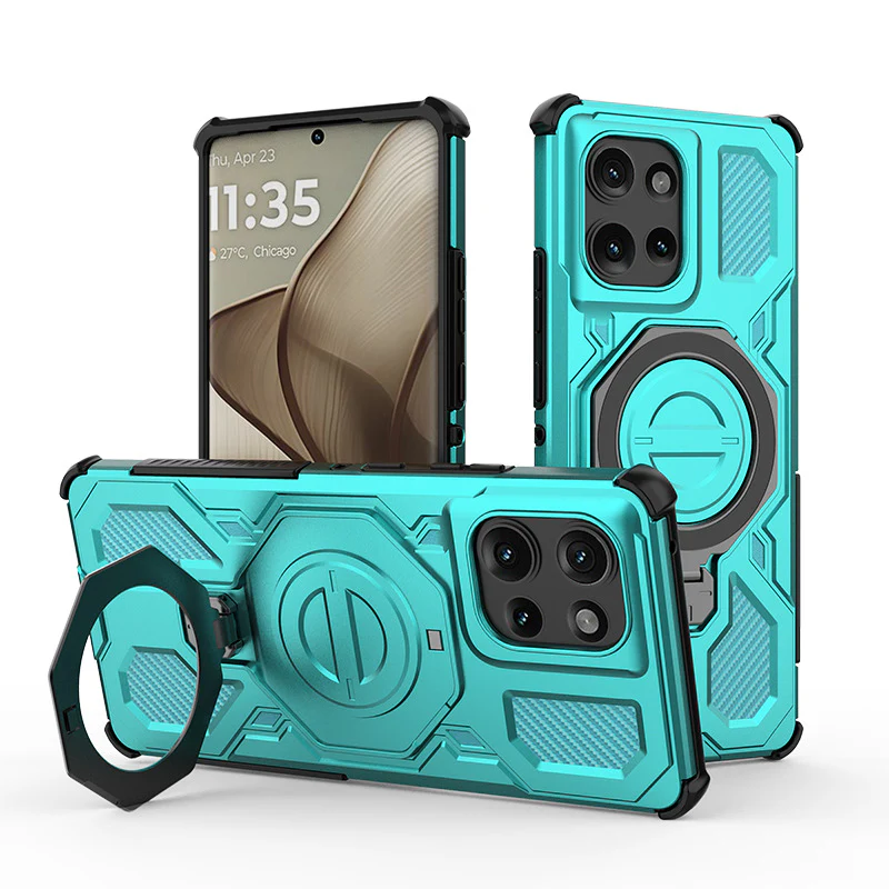 [Built-in Bracket][Magsafe Compatible] Motorola Moto Edge 50/Pro/Fusion Heavy Duty Stand Case - Image 11