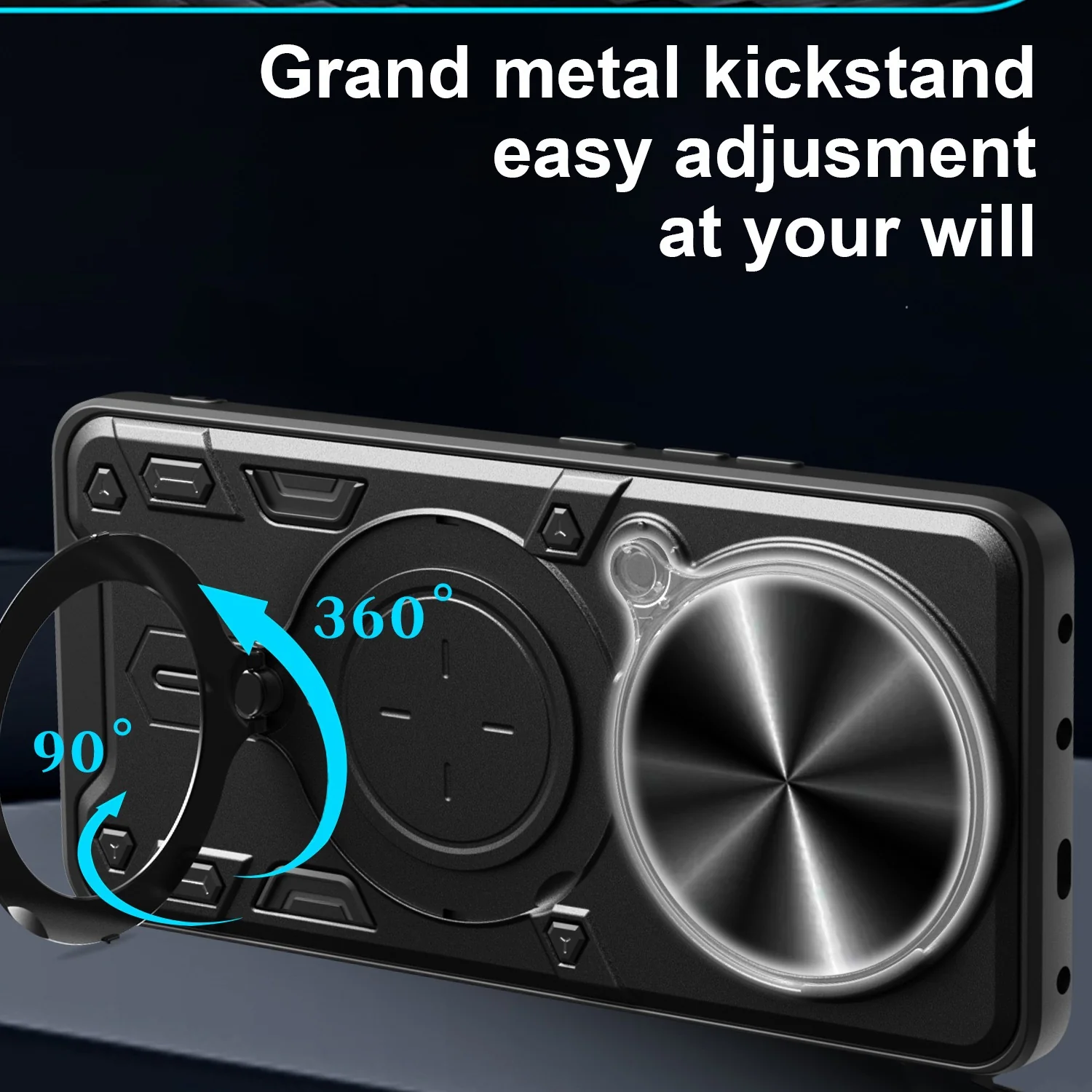[Built-in Bracket] Realme C75 5G - Minimalist Ultra-thin Shockproof Phone Stand Series Case - Image 15