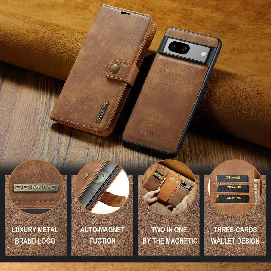 [Built-in Card Slot] Google Pixel 9/Pro/Pro XL Business-Style Premium Leather Flip Shockproof Wallet Series Case - Image 6
