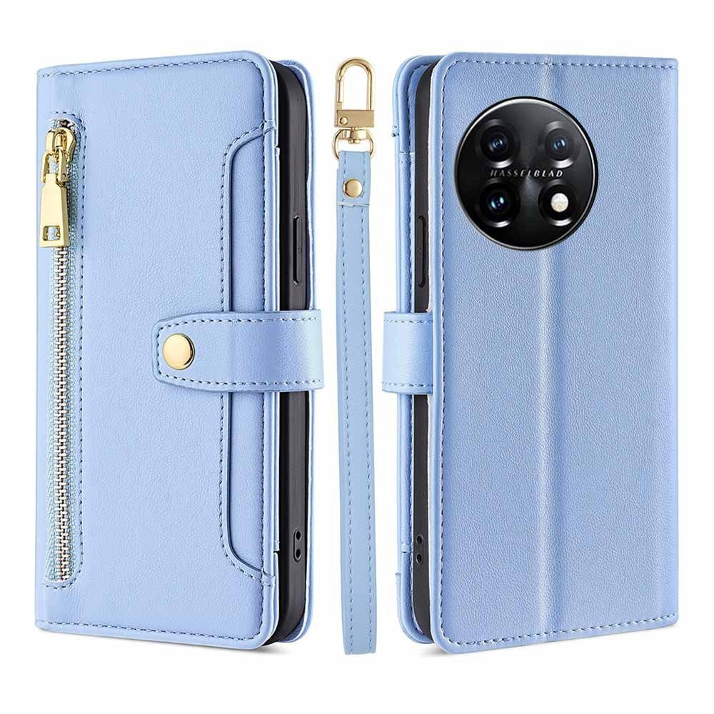 [Built-in Card Slot][With Lanyard] OnePlus 13 Leather Flip Shockproof Wallet Series Case - Image 11