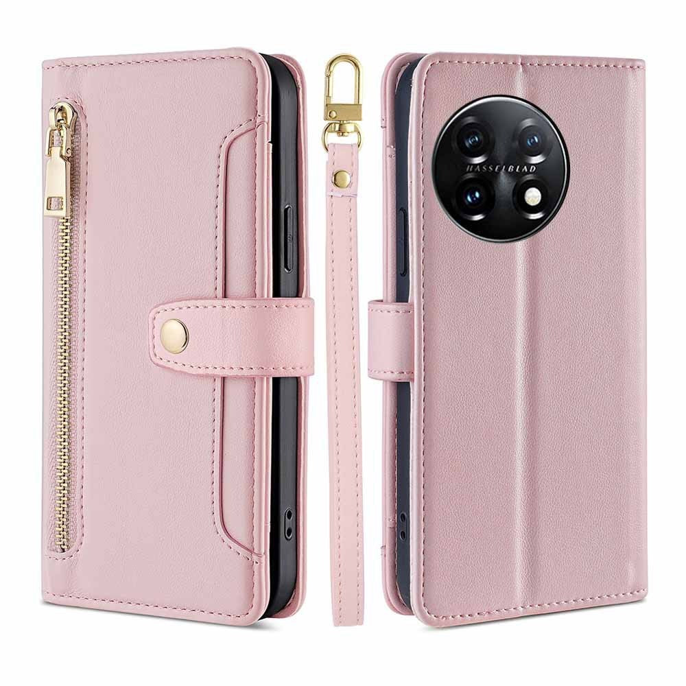 [Built-in Card Slot][With Lanyard] OnePlus 13 Leather Flip Shockproof Wallet Series Case - Image 12