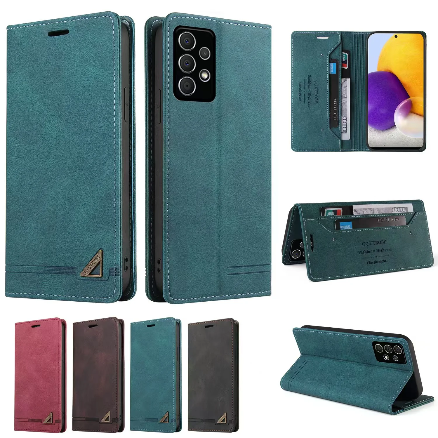 [Built-in Card Slot] Xiaomi Poco X3 NFC Fashionable High-end Leather Wallet Series Case - Image 2