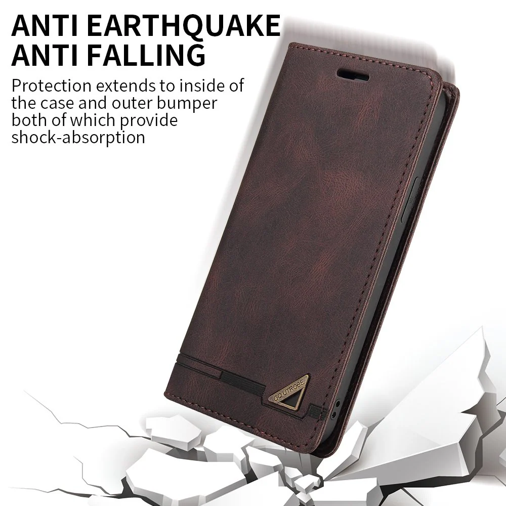 [Built-in Card Slot] Xiaomi Poco X3 NFC Fashionable High-end Leather Wallet Series Case - Image 3