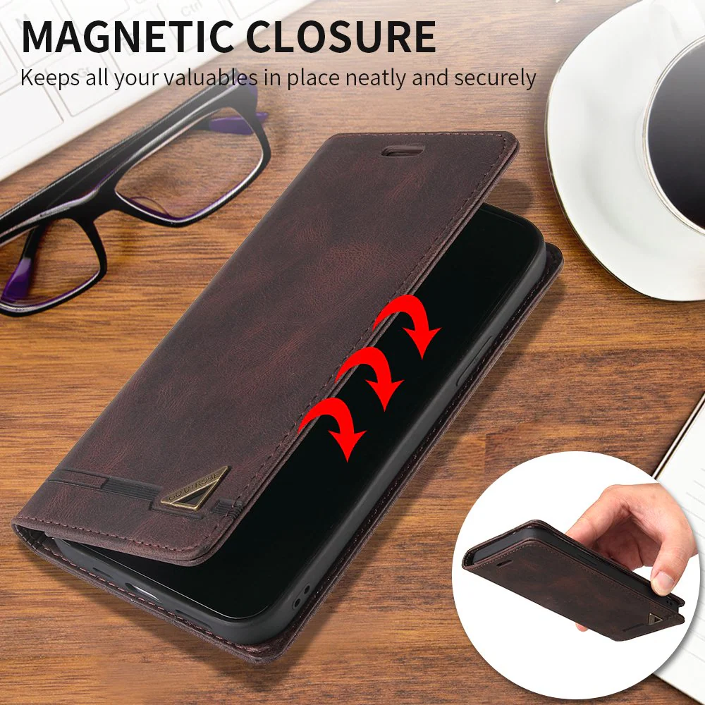 [Built-in Card Slot] Xiaomi Poco X3 NFC Fashionable High-end Leather Wallet Series Case - Image 5